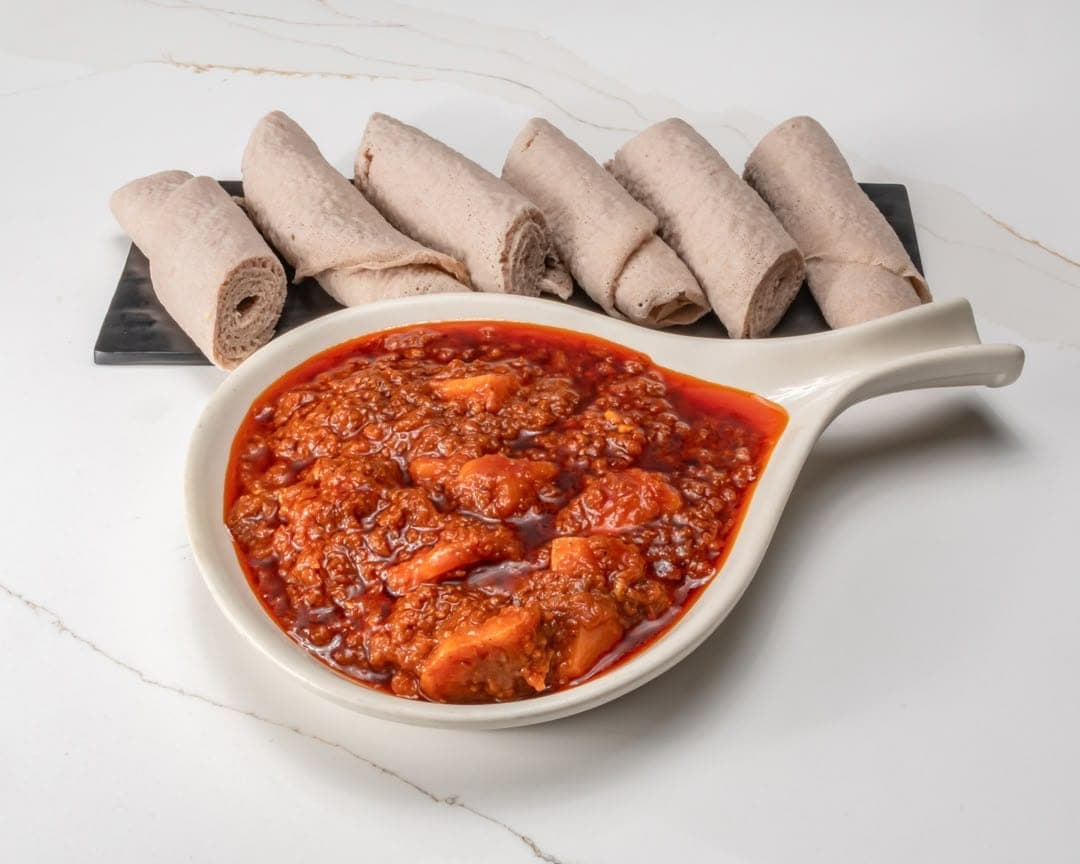 Keye Wot — spiced beef stew, a signature Ethiopian entree